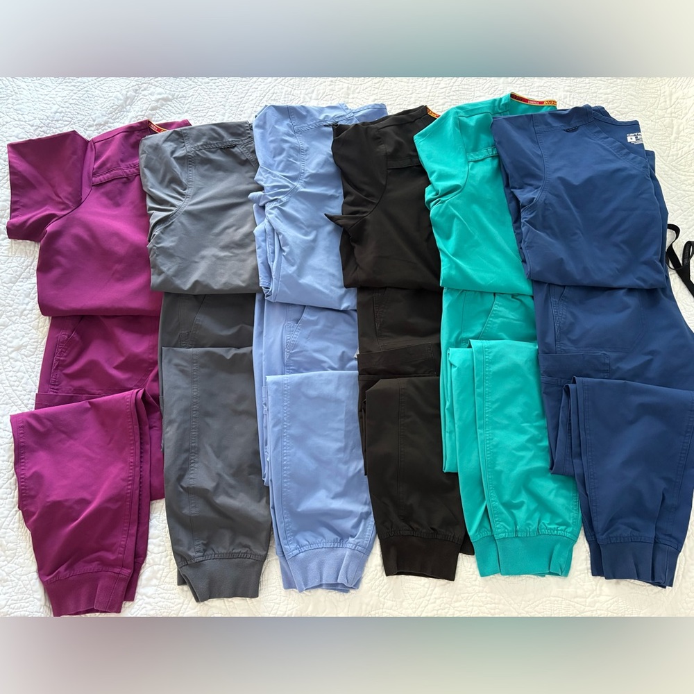 Scrubs Bundle Medium Carhartt Force Flex & Dickies Jogger Style Lot